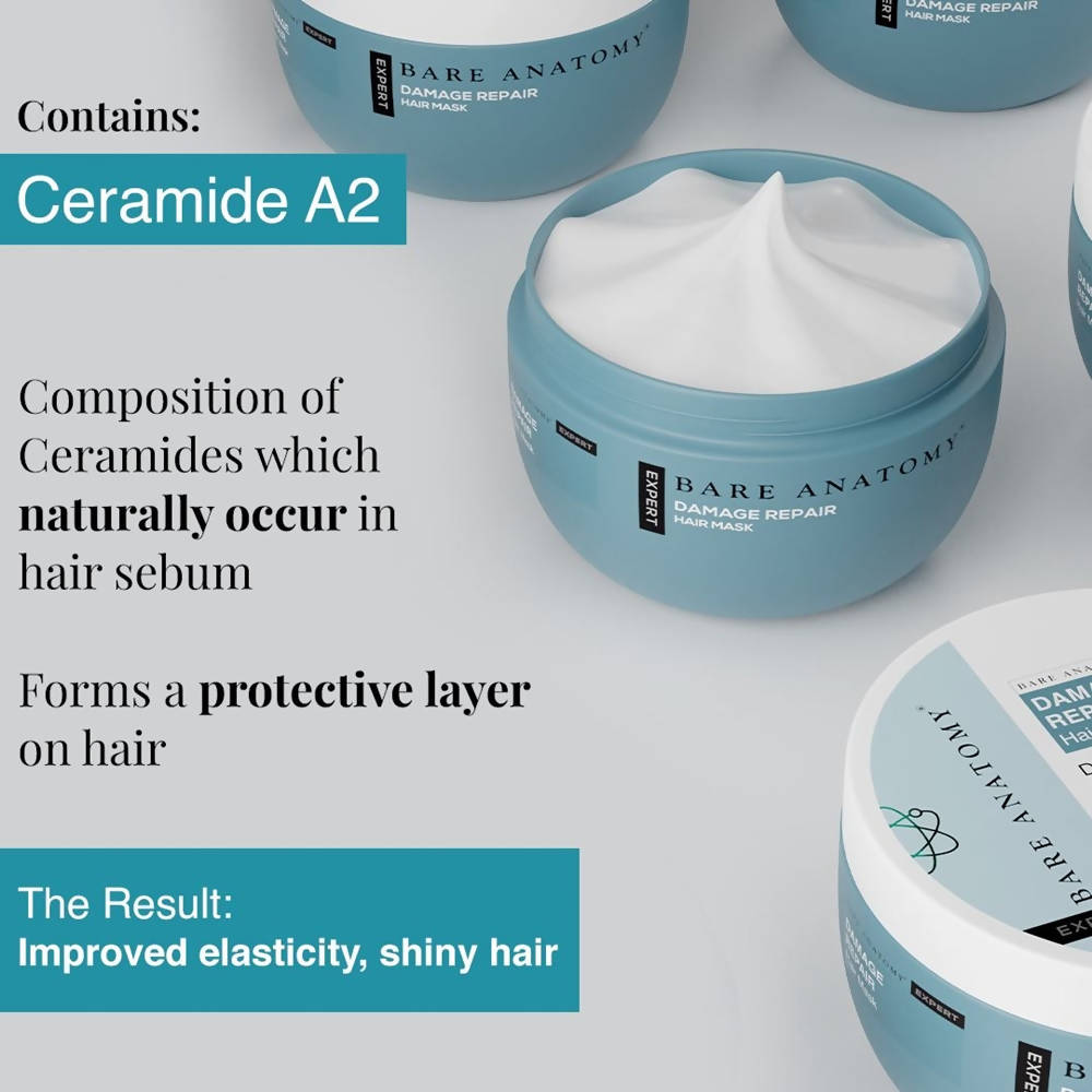 Bare Anatomy Expert Damage Repair Hair Mask with Coconut Milk Protein & Ceramides | Grocsy