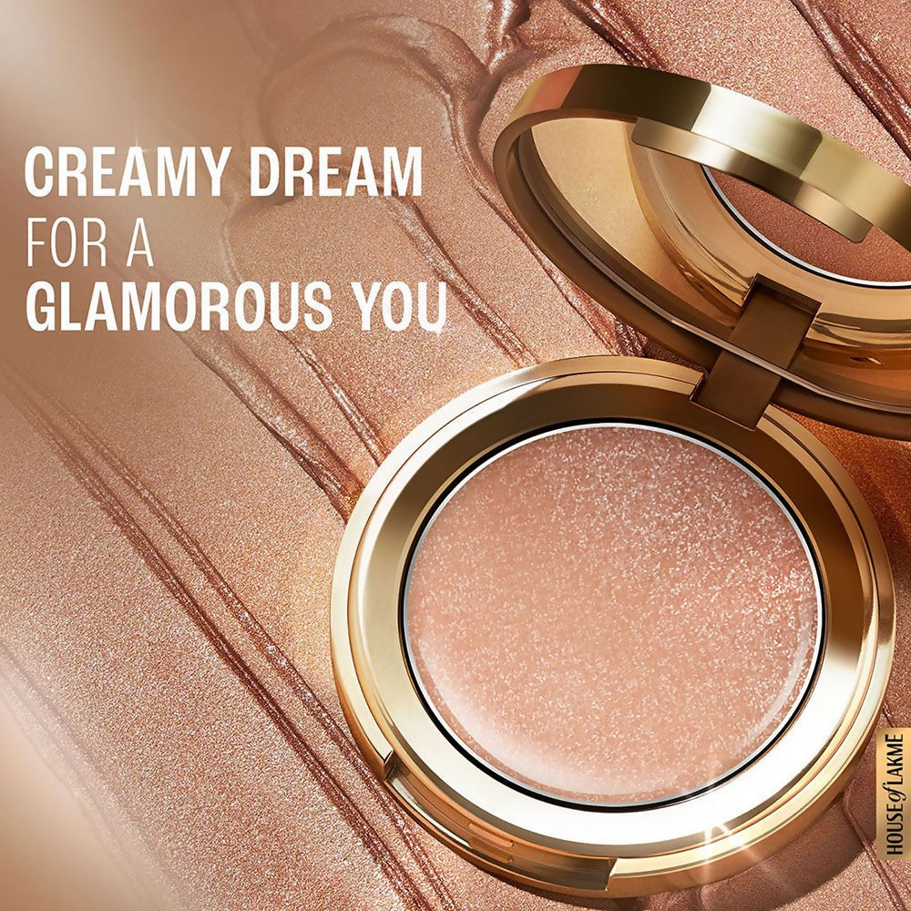 Lakme 9 to 5 Powerplay Velvet Creme Highlighter - Sultry Gold | Grocsy
