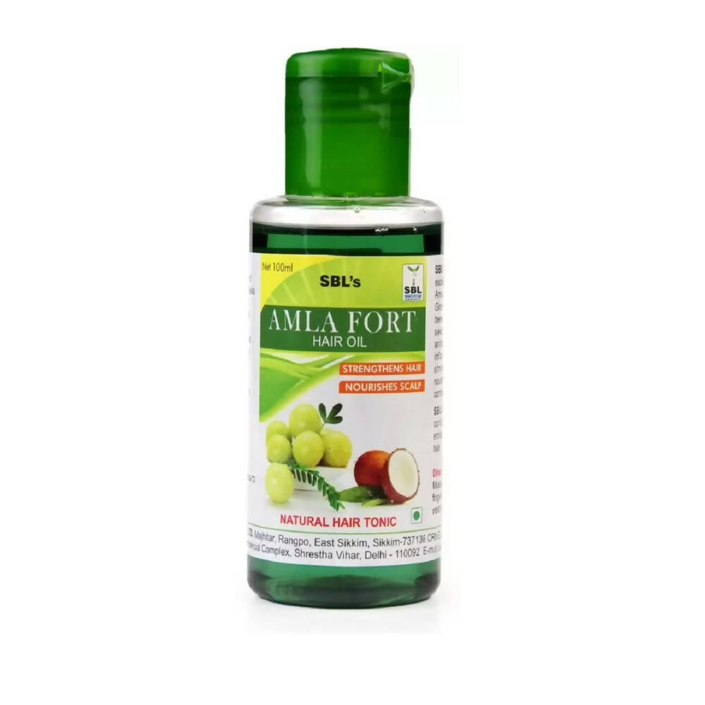 SBL Homeopathy Amla Fort Hair Oil | Grocsy