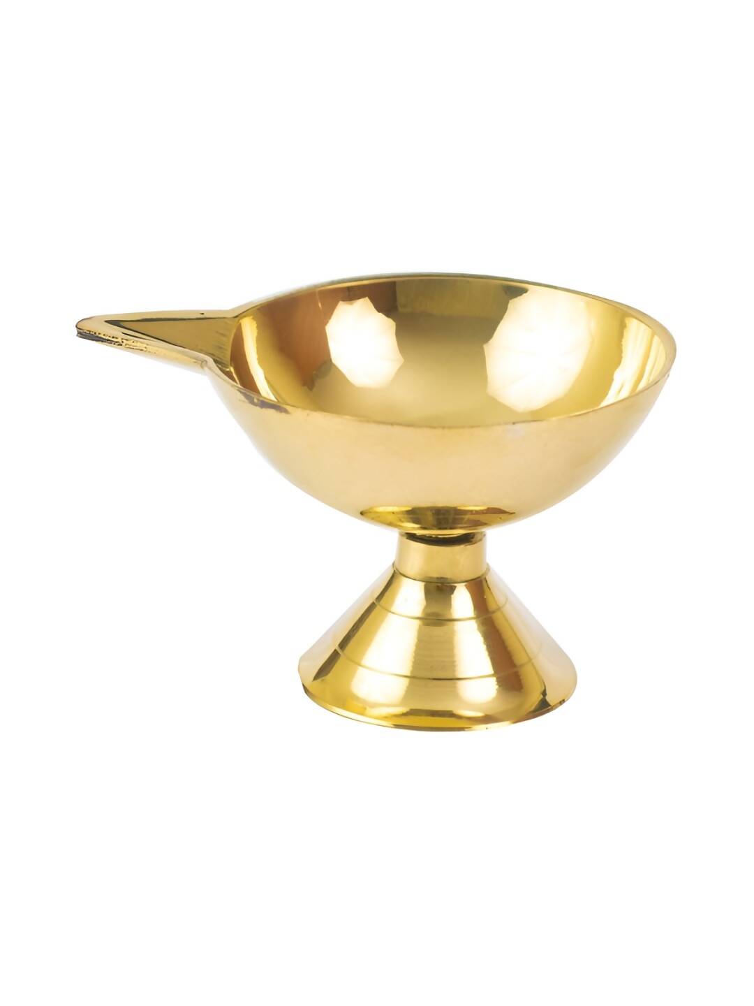 Spillbox Gold-Toned Brass Big Diya Pooja Essential | Grocsy