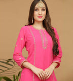 Joban Fashion Pink Georgette Lehenga Set | Grocsy