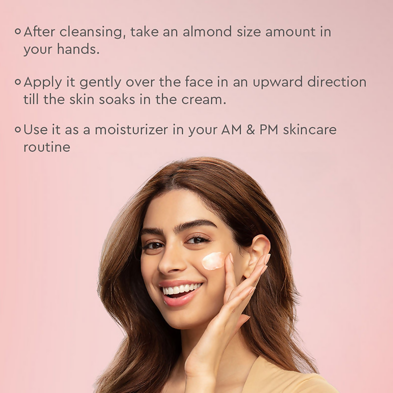 The Face Shop Rice Water Cream with Niacinamide & HA, Brightens Skin | Grocsy