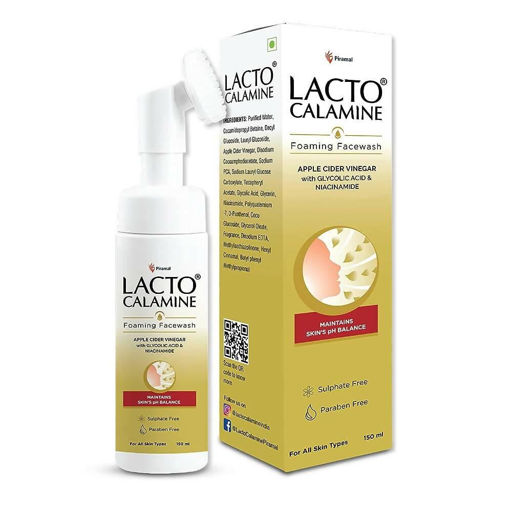 Lacto Calamine Apple Cider Vinegar Foaming Face Wash | Grocsy