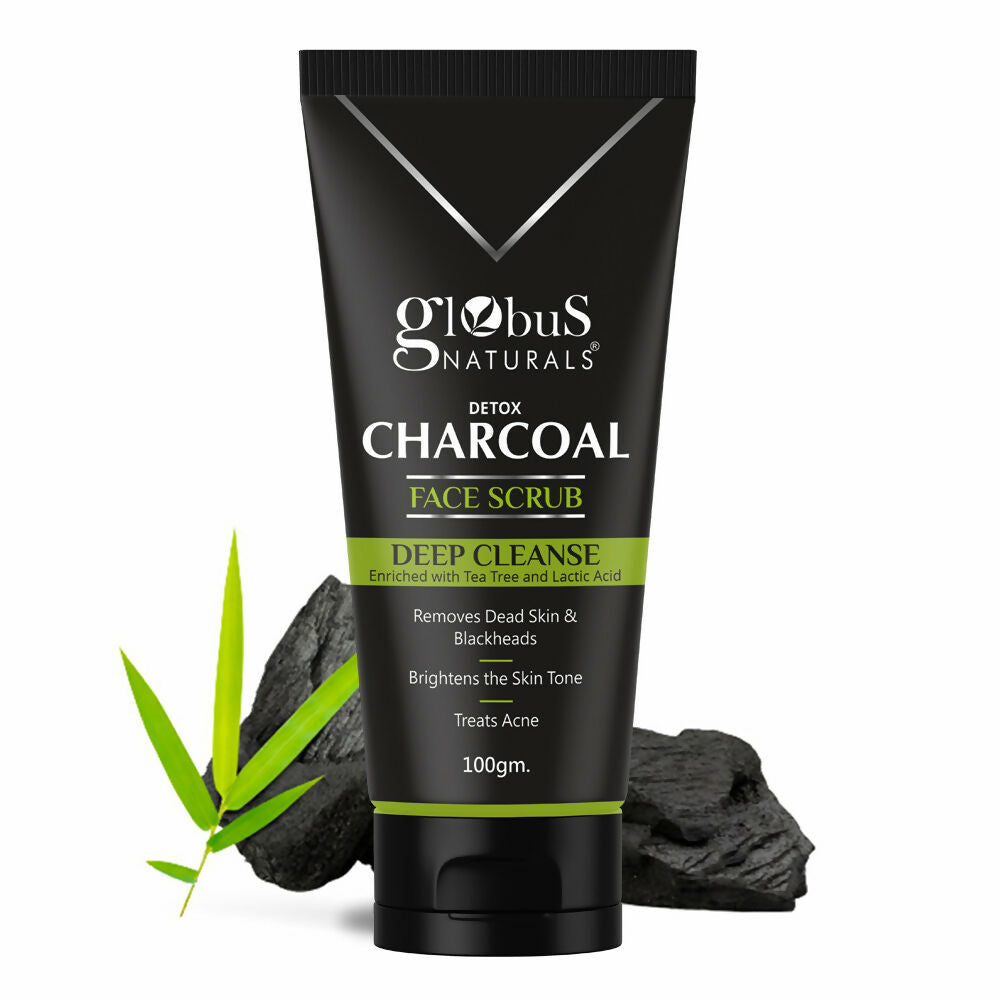 Globus Naturals Charcoal Scrub | Grocsy