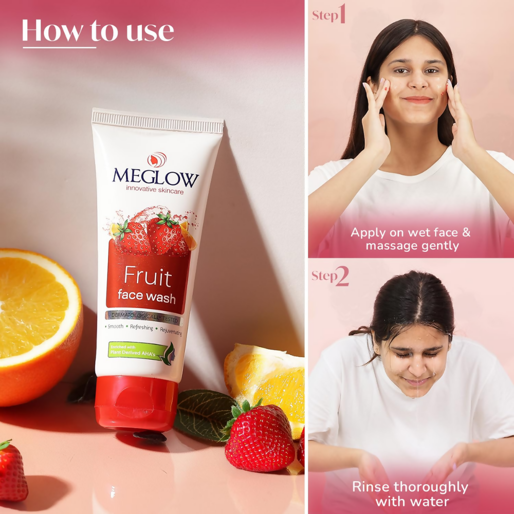 Meglow Fruit Face Wash | Grocsy