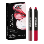 Love Earth Lip Crayon Non-Transfer Lipstick - Deeps | Grocsy