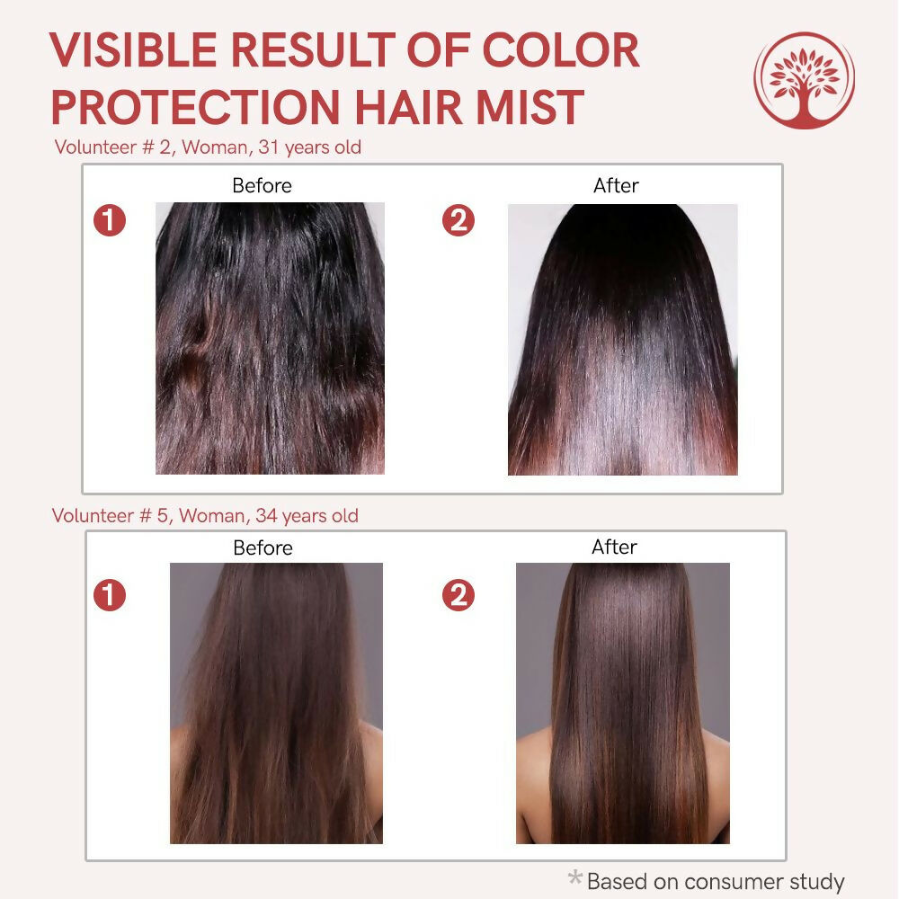 Ivory Natural Color Protection Hair Mist - Locks In Vibrant Hues, Adds Luminous Shine | Grocsy