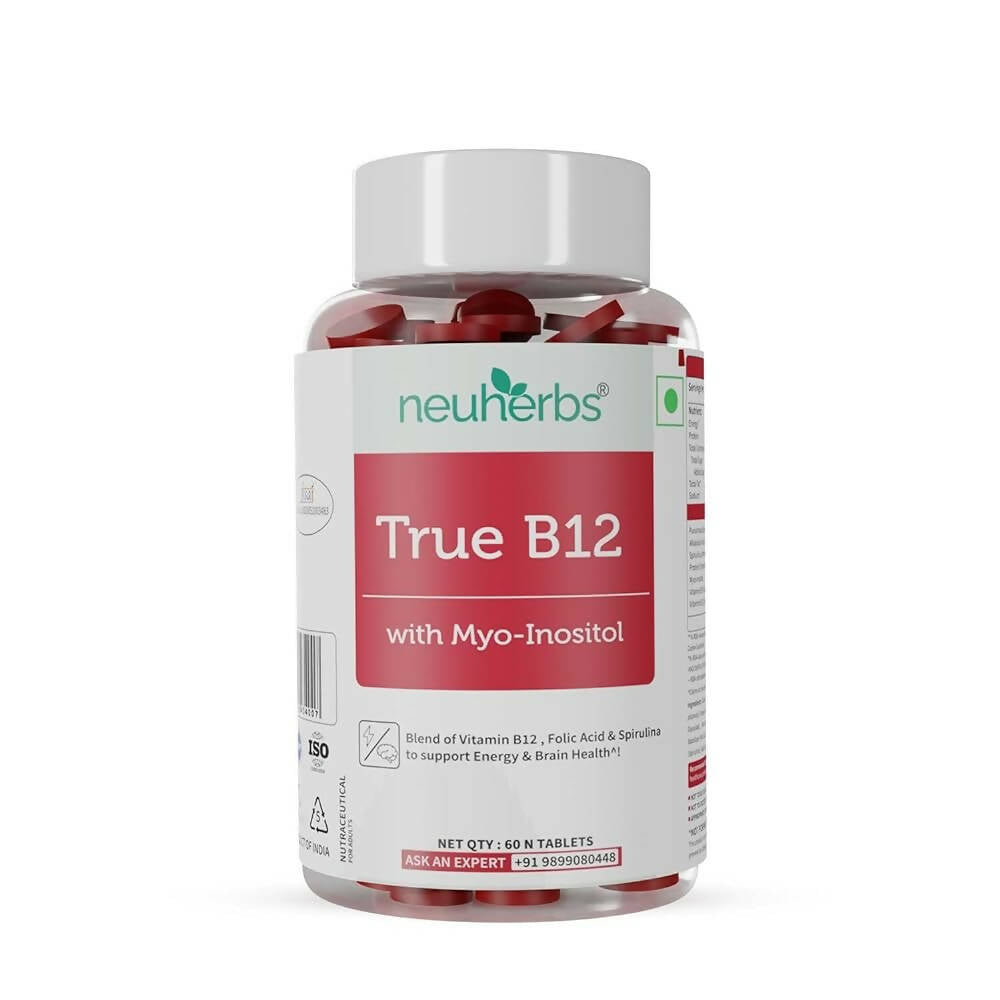 Neuherbs Plant-Based True B12 Tablets | Grocsy