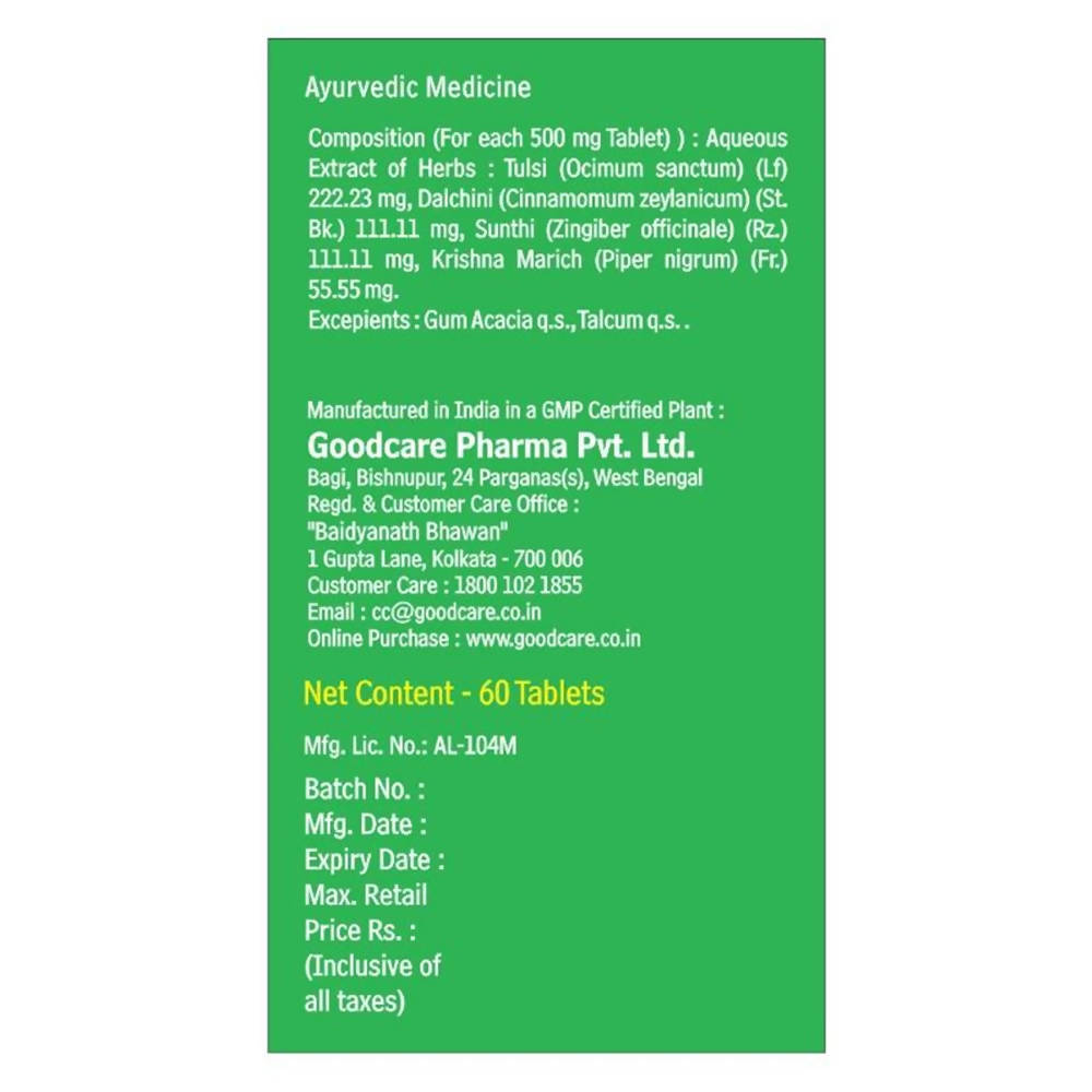 Goodcare Ayush Kwath Churna Tablets | Grocsy