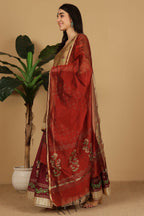 Joban Fashion Beige Silk Lehenga Set | Grocsy
