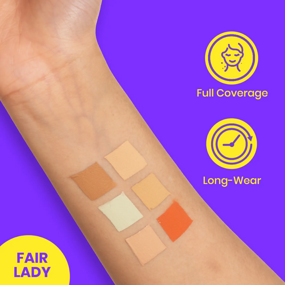 NY Bae Full Coverage Concealer Palette - Fair Lady | Grocsy