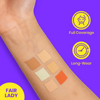 NY Bae Full Coverage Concealer Palette - Fair Lady | Grocsy