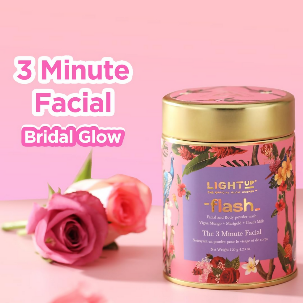 Light Up Flash Facial And Body Powder Wash | Grocsy