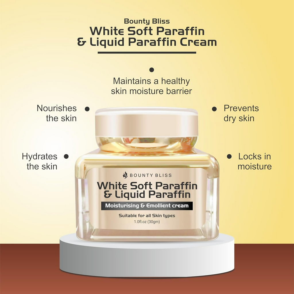 Bounty Bliss White Soft Paraffin & Liquid Paraffin Cream For Dry | Grocsy