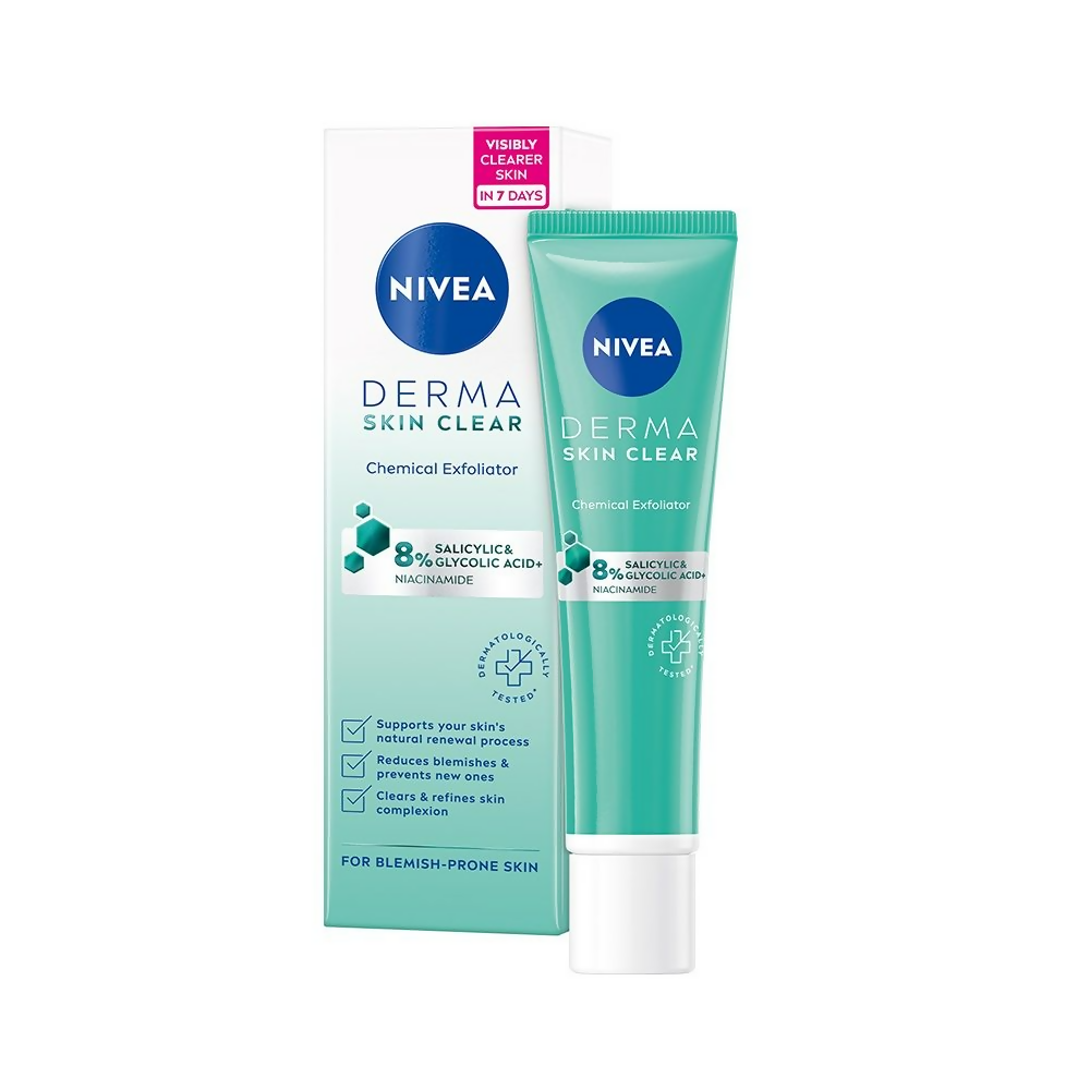 Nivea Derma Skin Clear Exfoliator Face Cleansing | Grocsy