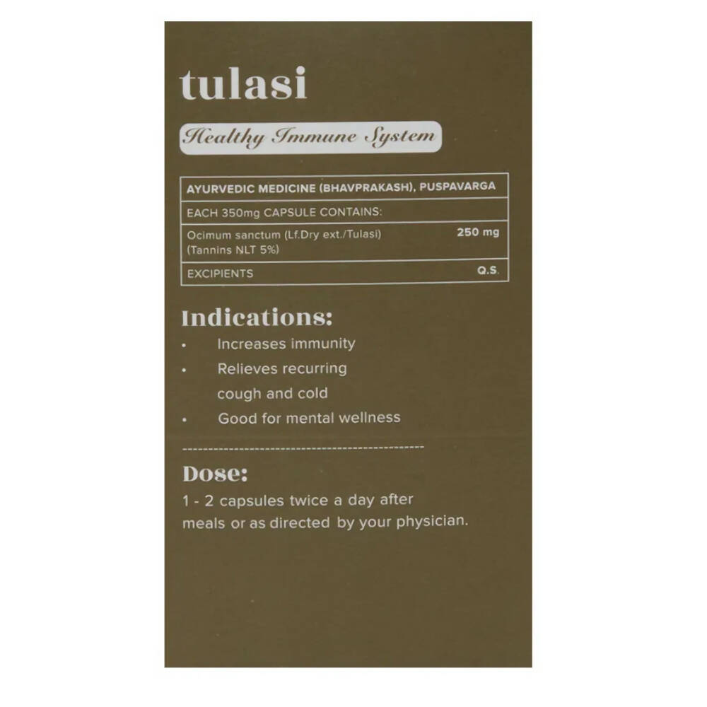 Baidyanath Jhansi Ayurvedant Tulasi Capsules | Grocsy
