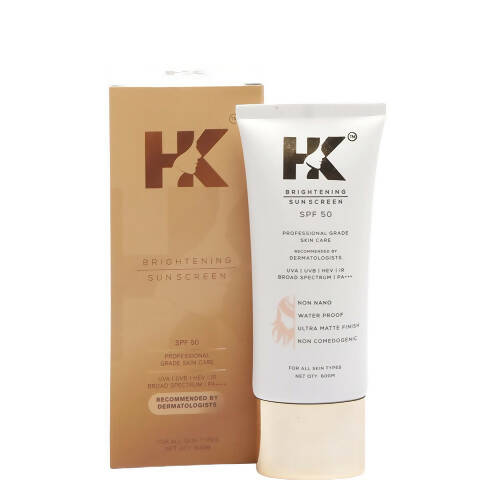 Hk Brightening Sunscreen Cream SPF 50 | Grocsy