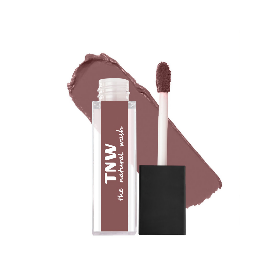 The Natural Wash Matte Velvet Longstay Liquid Mini Lipstick - 05 Plumberry | Grocsy