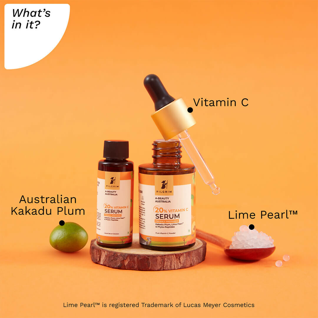 Pilgrim 20% Vitamin C Serum With Australian Kakadu Plum & Pure Vitamin C | Grocsy
