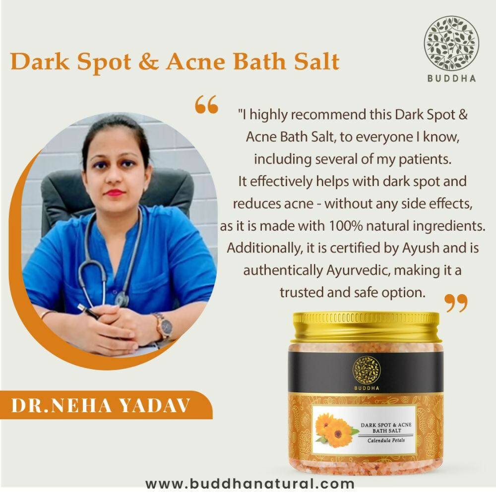 Buddha Natural Dark Spots & Acne Bath Salt | Grocsy