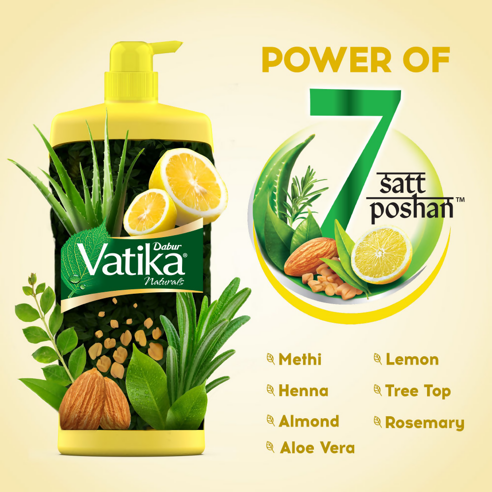 Dabur Vatika Naturals Anti Dandruff Shampoo | Grocsy