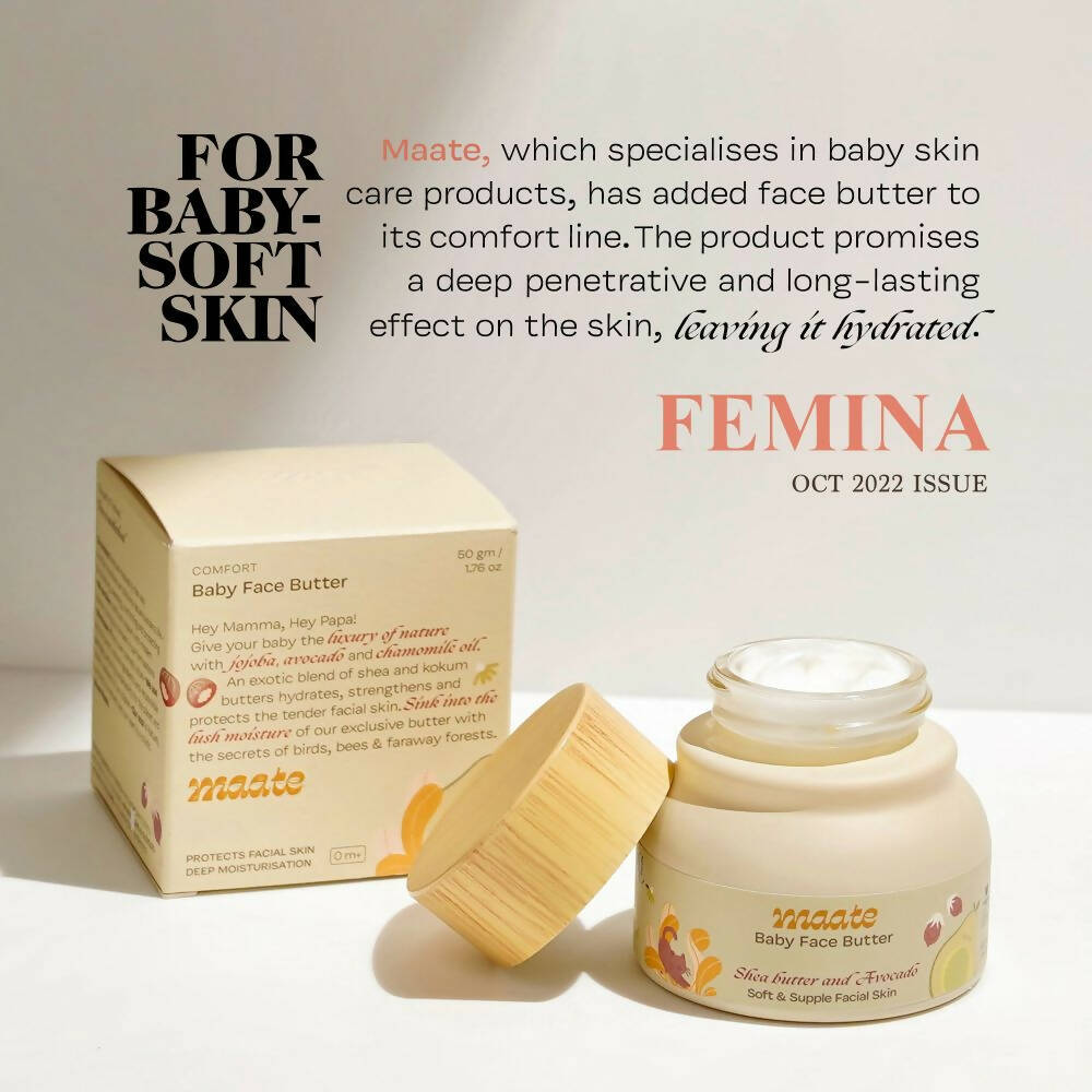 Maate Baby Butter Box Combo - Moisturizer Face Butter and Body Butter | Grocsy