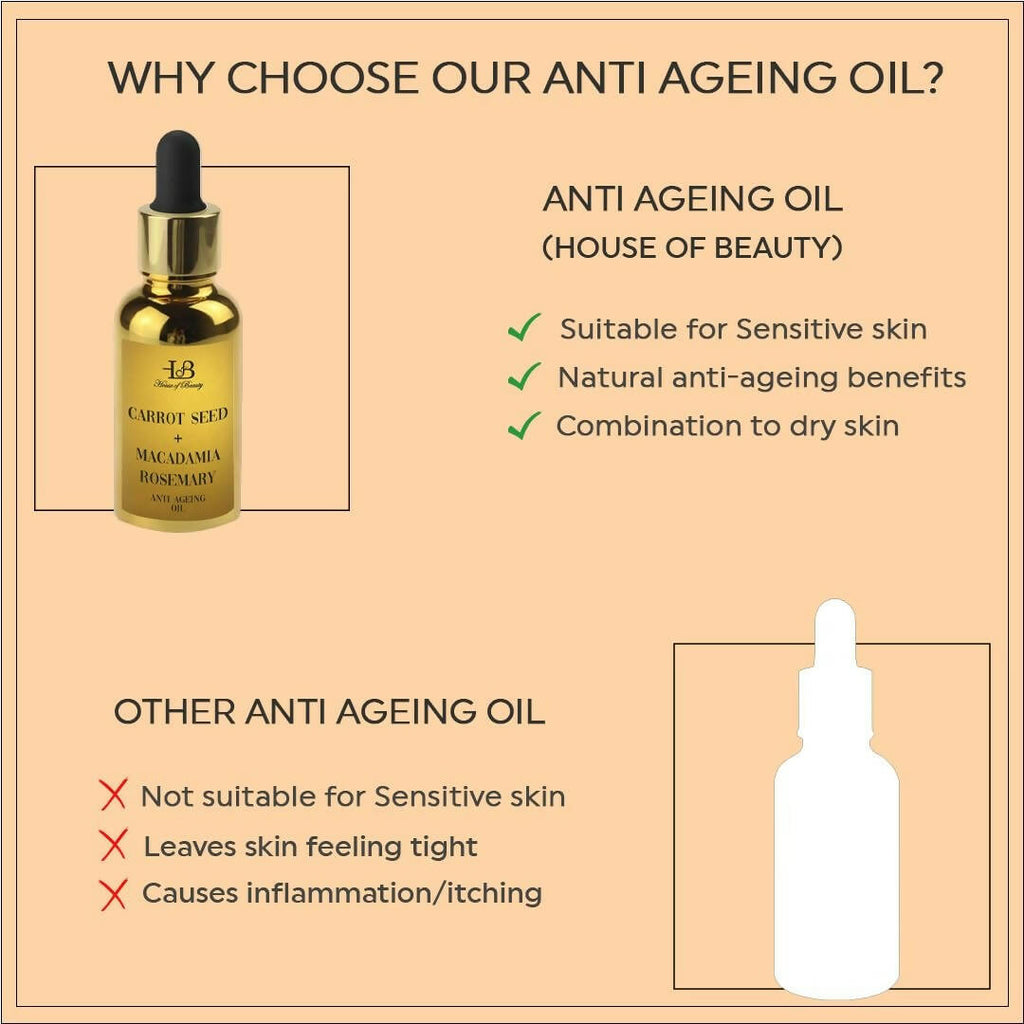 House Of Beauty Anti Ageing Oil | Grocsy