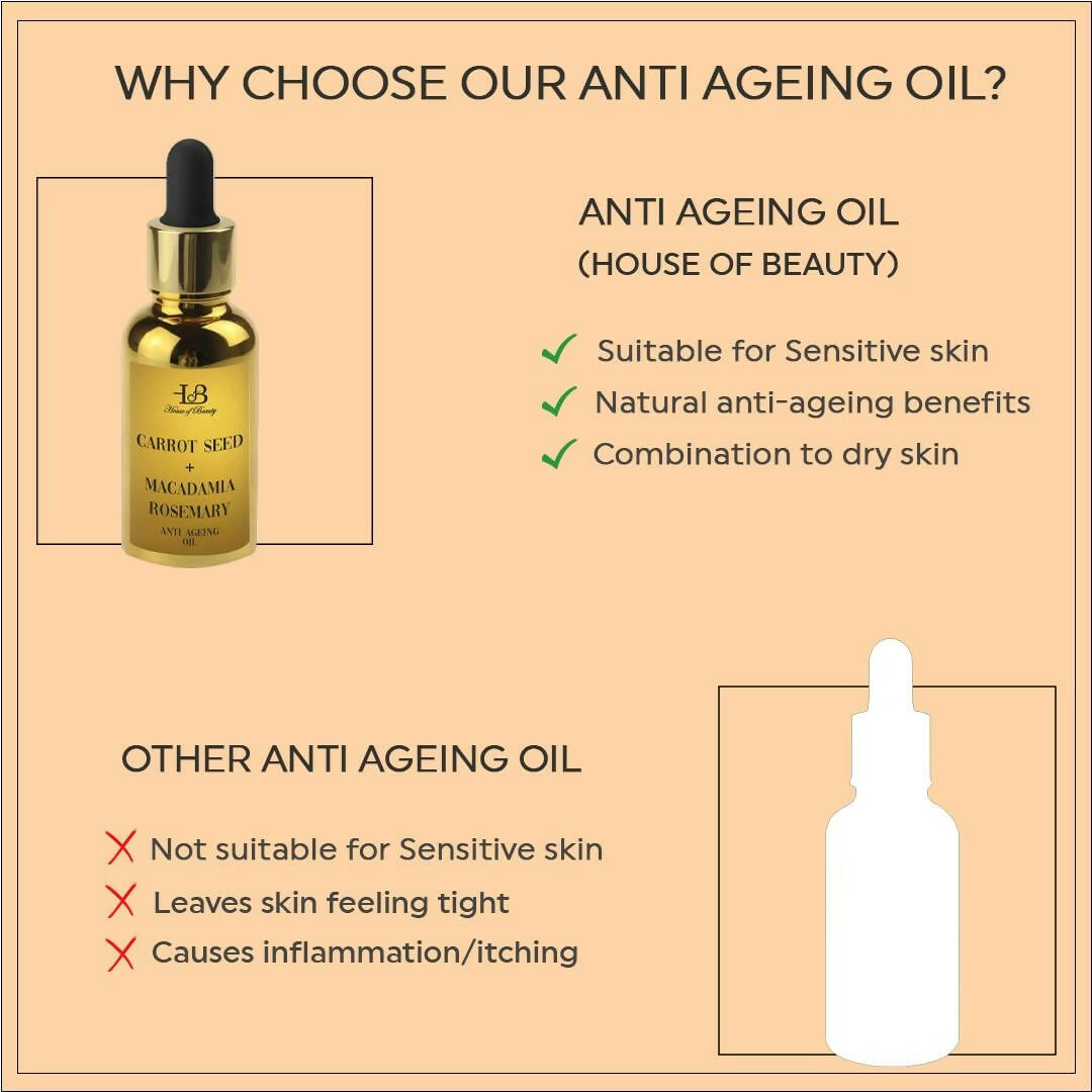 House Of Beauty Anti Ageing Oil | Grocsy