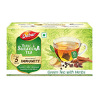 Dabur Vedic Suraksha Green Tea With Herbs Bags | Grocsy