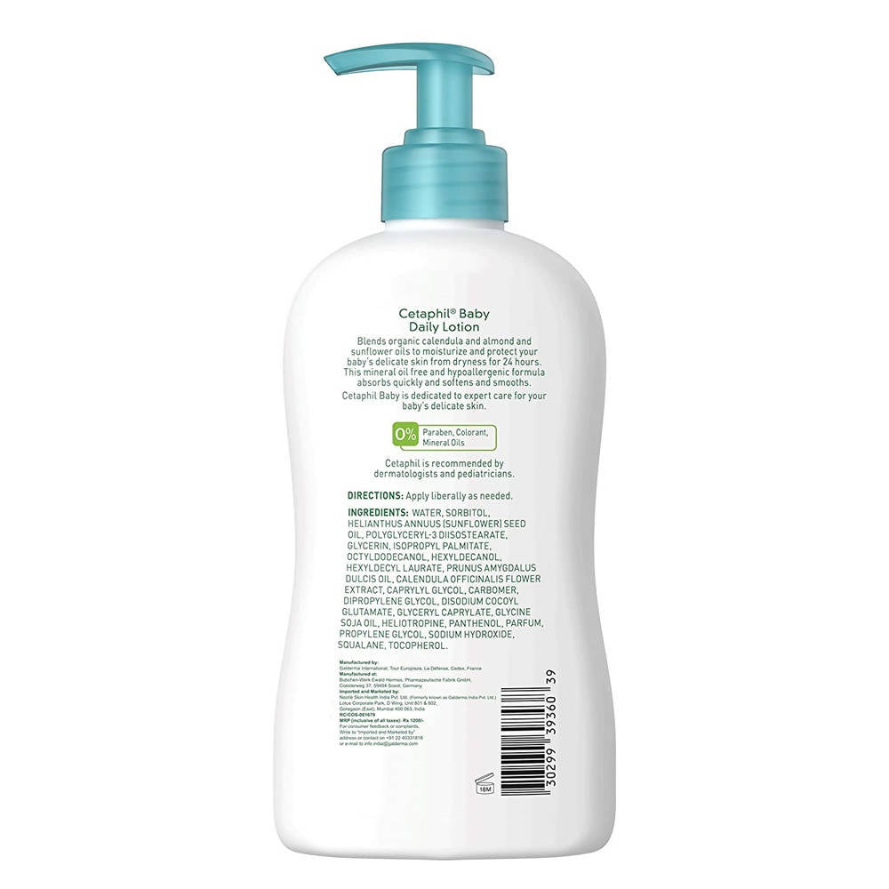 Cetaphil Baby Daily Face & Body Lotion with Organic Calendula | Grocsy