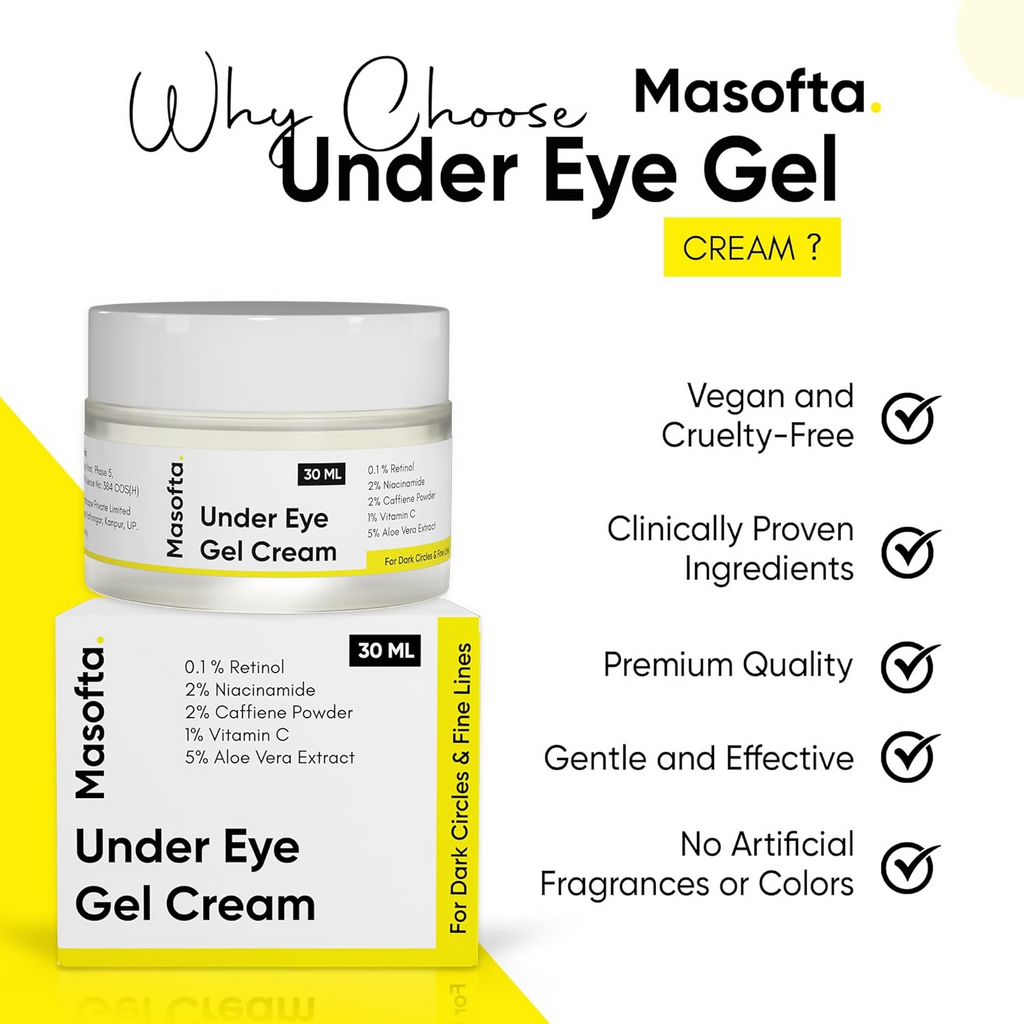 Masofta Under Eye Gel Cream | Grocsy