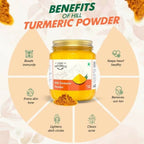 Farm Naturelle Himalayan Turmeric Powder Curcumin-Rich and Pure | Grocsy