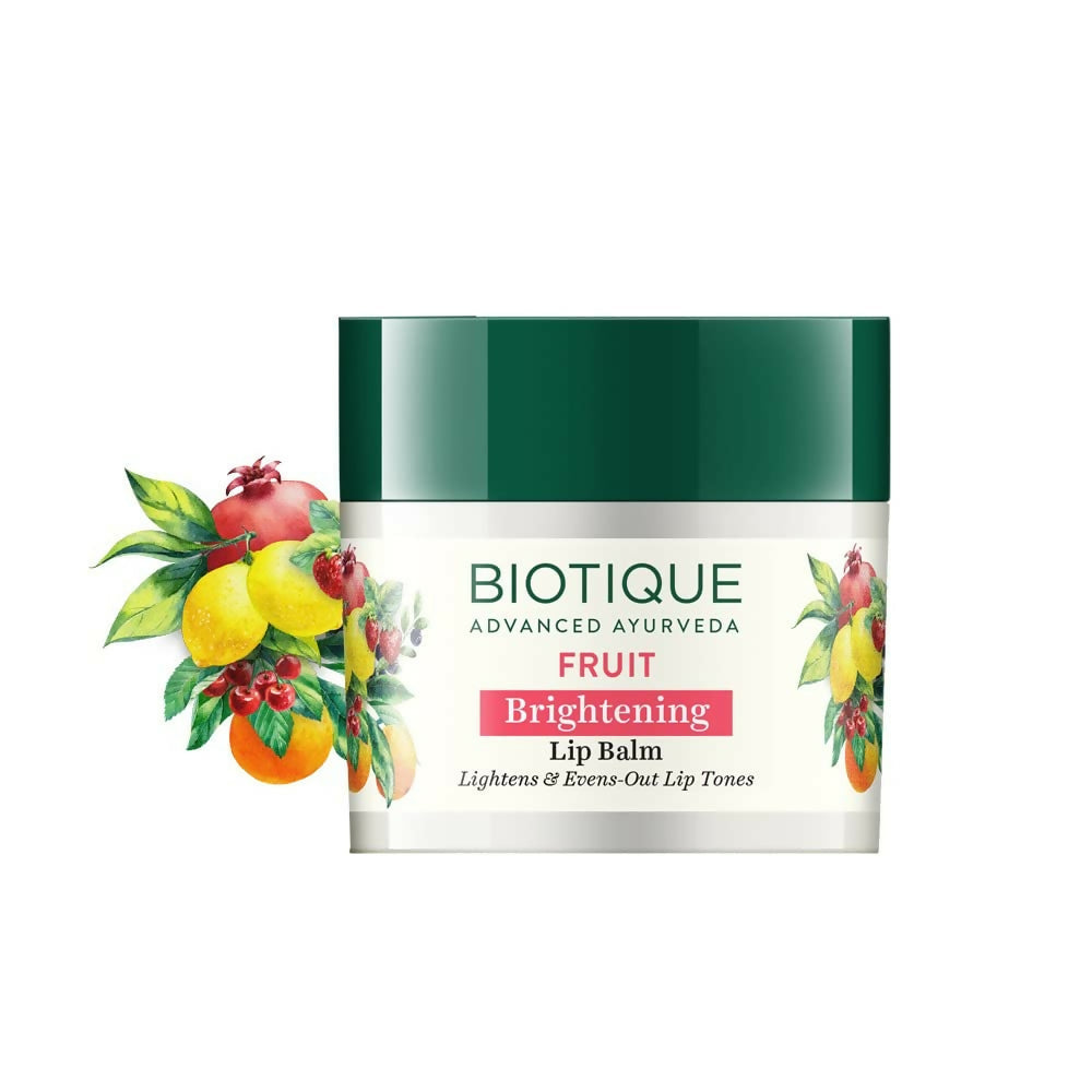 Biotique Fruit Whitening/Brightening Lip Balm | Grocsy