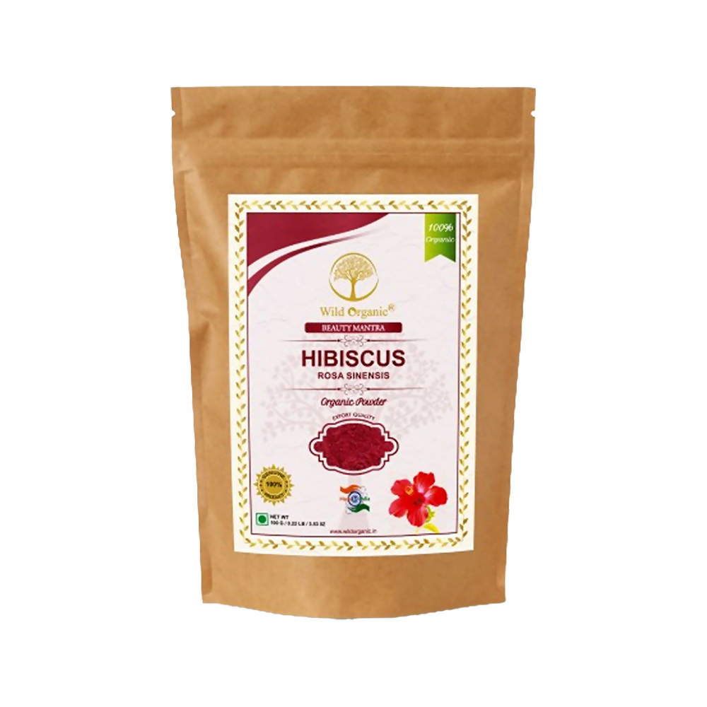 Wild Organic Hibiscus Flower Powder For Skin And Hair Care | Grocsy
