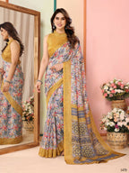 Partywear Designer Mustard Kota Doriya Fancy Saree - Dyuti | Grocsy