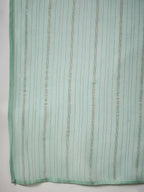 Sky Blue Georgette Handwork Unstitched Dress Material - Hanika | Grocsy