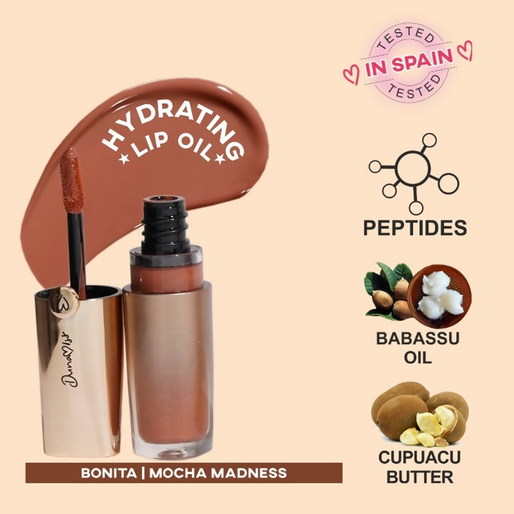 Dunamiss Bonita Hydrating Lip Oil Mocha Madness | Grocsy