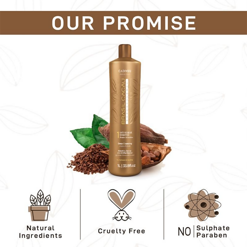 Cadiveu Brasil Cacau Anti Residue Shampoo | Grocsy