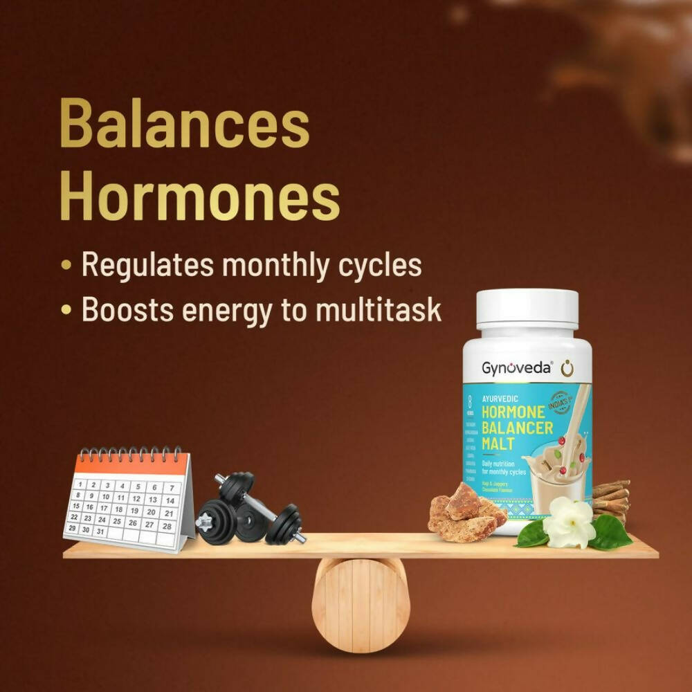 Gynoveda Hormone Balancer Malt With Ragi & Jaggery | Grocsy