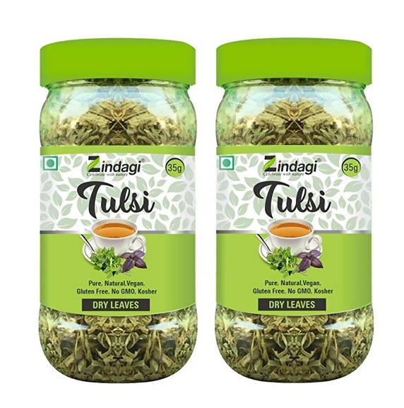 Zindagi Tulsi Dry Leaves | Grocsy