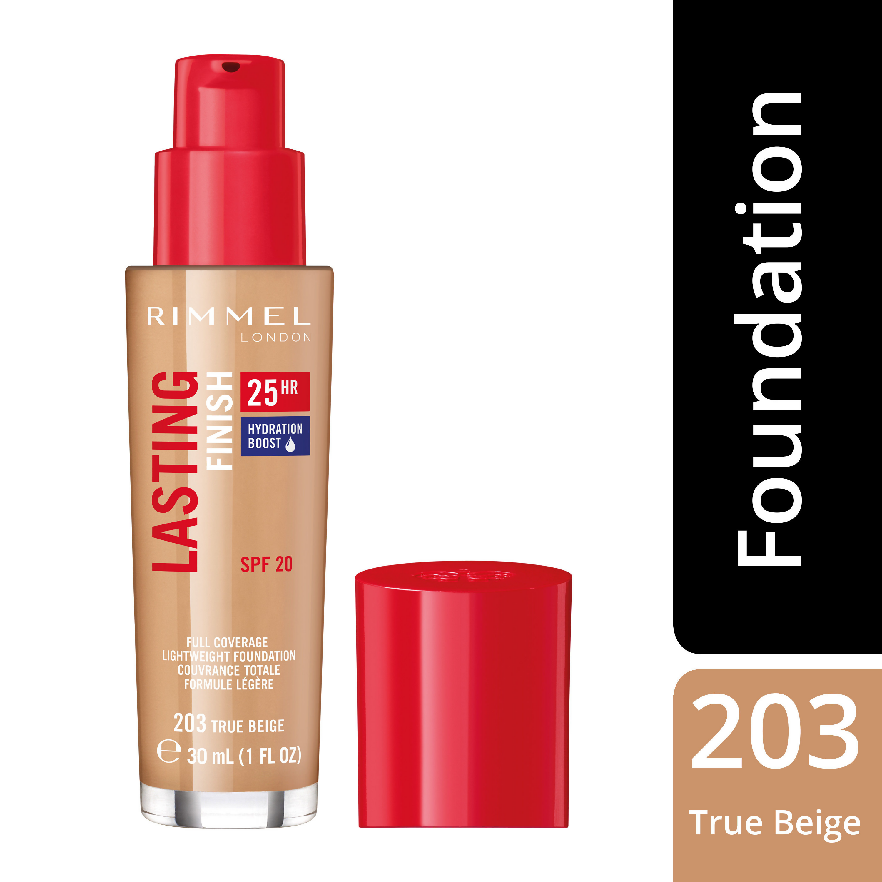 Rimmel London Lasting Finish 25 Hour Foundation SPF 20 - True Beige | Grocsy