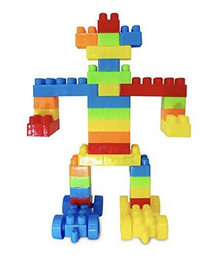 Kipa 180 Pieces with Storage Container Multi Colored Educational Jumbo Learn and Play Building Blocks for Kids | Grocsy