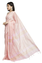 Mominos Fashion Baby Pink Color Bhagalpuri Saree | Grocsy
