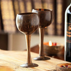 Thenga Coconut Shell & Wooden Wine Glasses | Grocsy