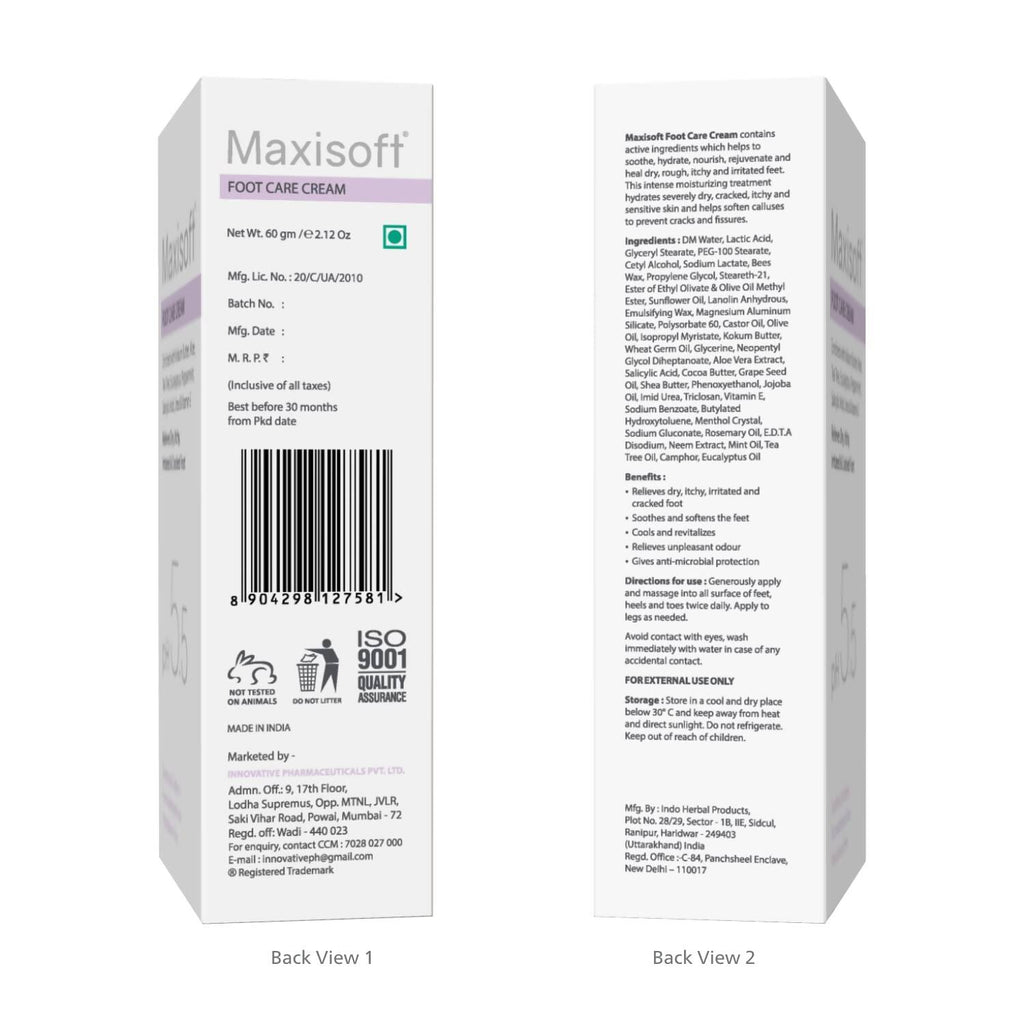 Maxisoft Foot Care Cream | Grocsy