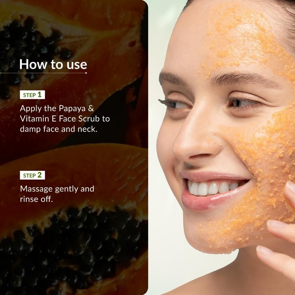 Lotus Botanicals Papaya & Vitamin E Face Scrub | Grocsy