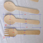 Eco friendly Wooden Spoon & Fork Combo | Grocsy