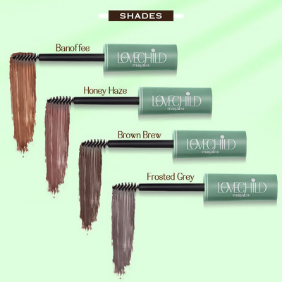 LoveChild By Masaba Gupta Brow - Me Points Tinted Brow Gel - Frosted Grey | Grocsy