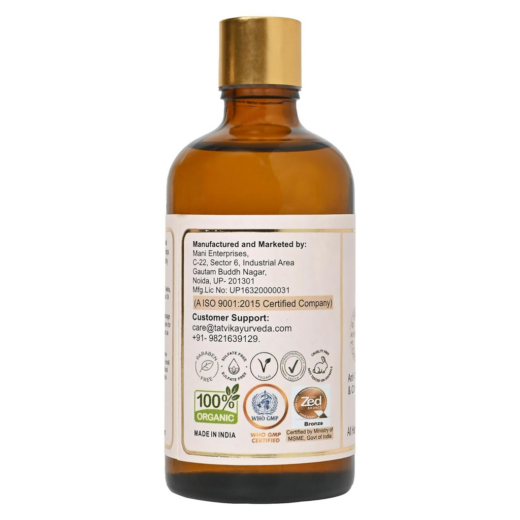 Tatvik Ayurveda Nirmalkesha Hair Oil (Henna With 8-Herbs) | Grocsy