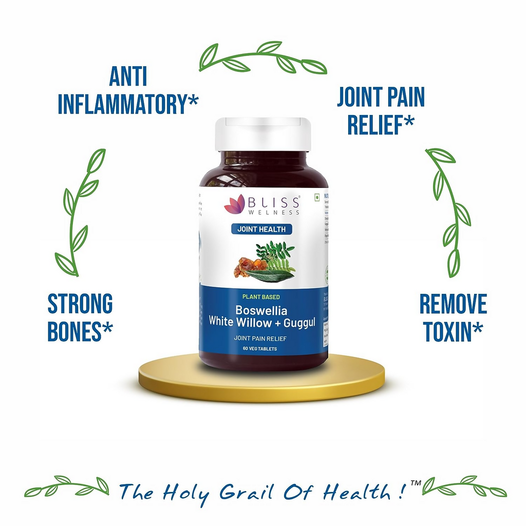 Bliss Welness Boswellia White Willow Tablets | Grocsy